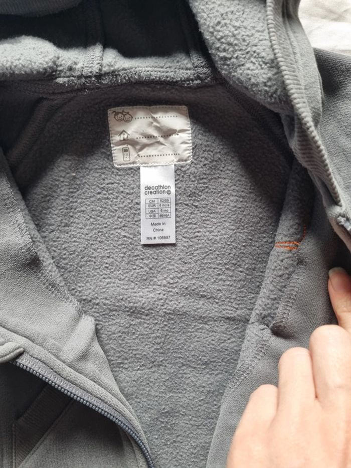 Veste  polaire garçon 6 mois - photo numéro 3