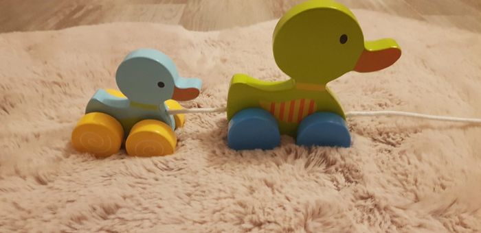 Jouet en bois à tirer