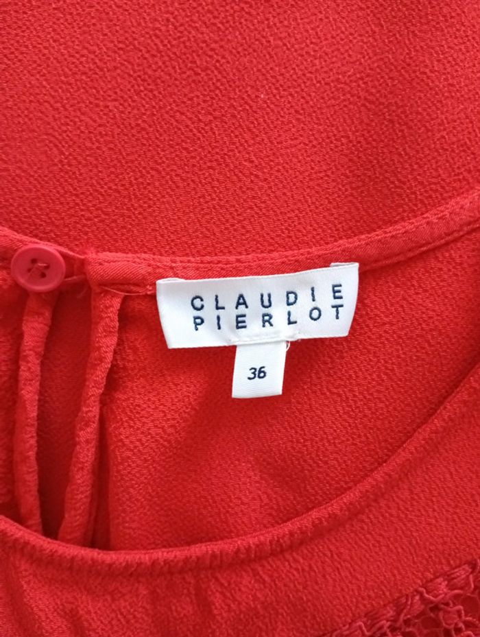 Claudie Pierlot- boule rouge taille 36 - photo numéro 3