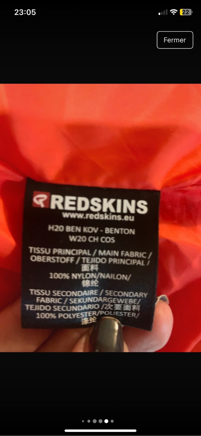 Blouson redskins xl - photo numéro 5
