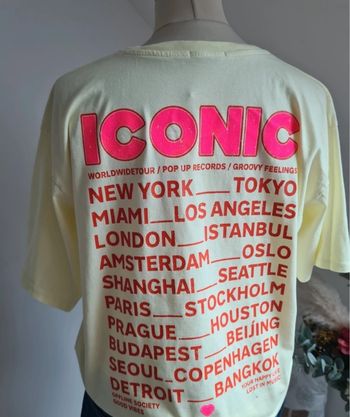 T-shirt ICONIC jaune 