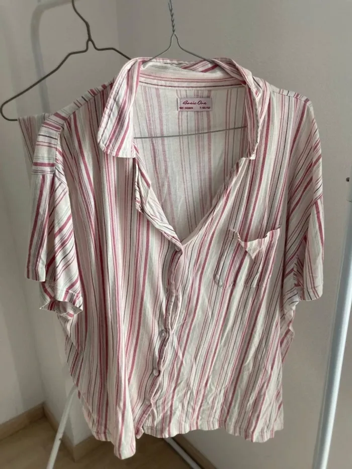 Ensemble pyjama rayé rose - photo numéro 3