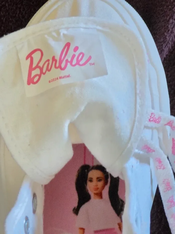 Basket montantes à lacets barbie - photo numéro 7