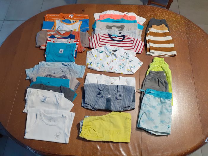Lot vêtements garçon été