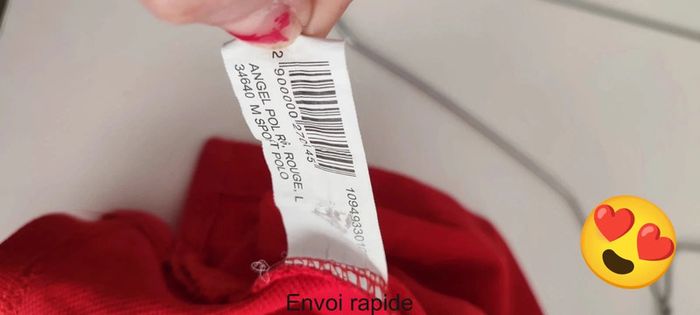 Polo rouge L go sport - photo numéro 3