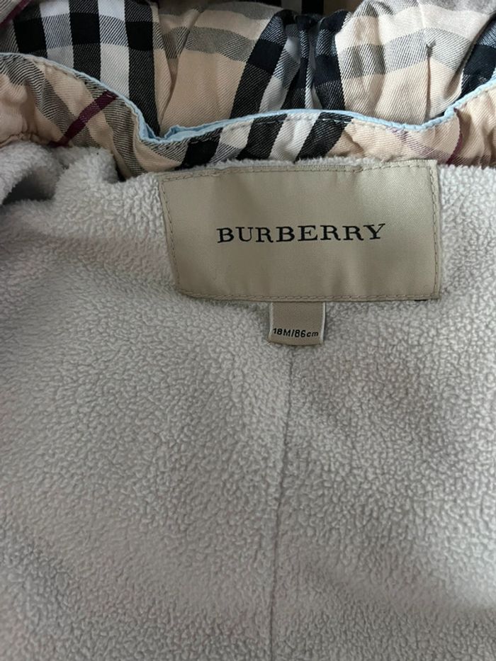 Combinaison  hiver Burberry -18 mois - photo numéro 5