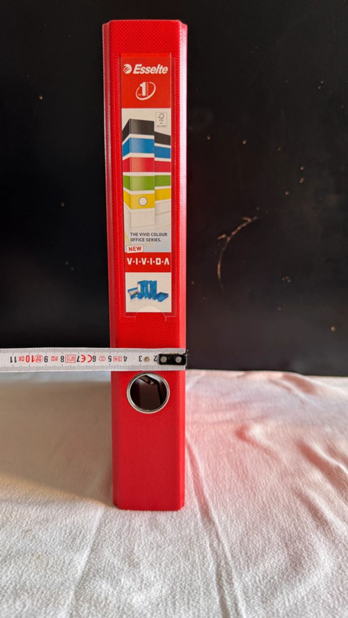 Classeur à levier Esselte Rouge - photo numéro 9