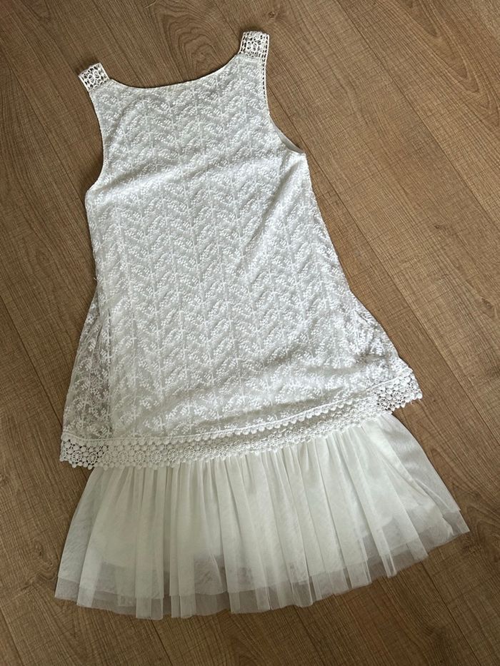 Robe blanche en dentelle Molly Bracken taille unique jamais portée - photo numéro 8