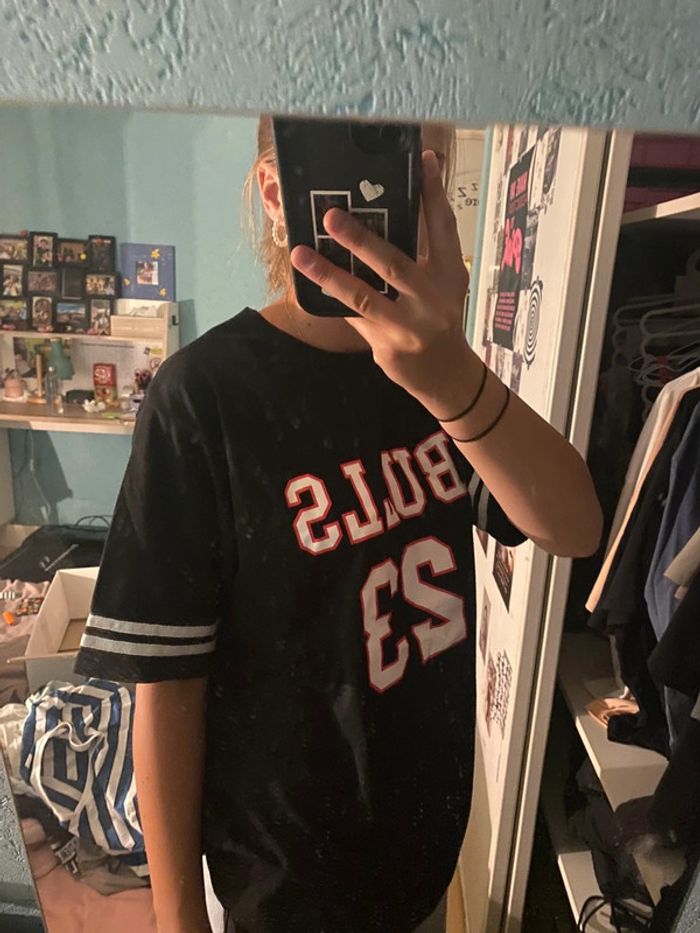 t shirt large oversize noir - photo numéro 3
