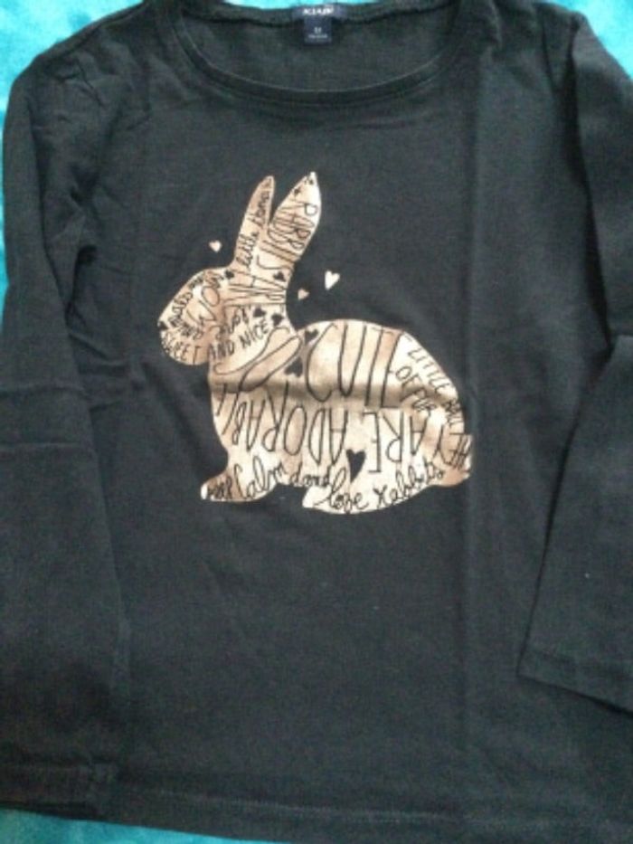 teeshirt taille 8 ans tbe tee-shirt  kiabi  tbe