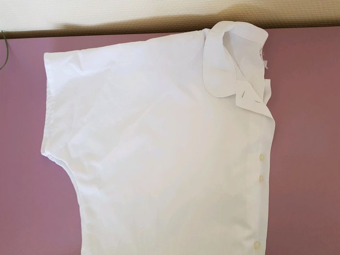 Joli chemisier blanc manches courtes - photo numéro 3