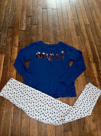 Haut et legging Monoprix  10 ans