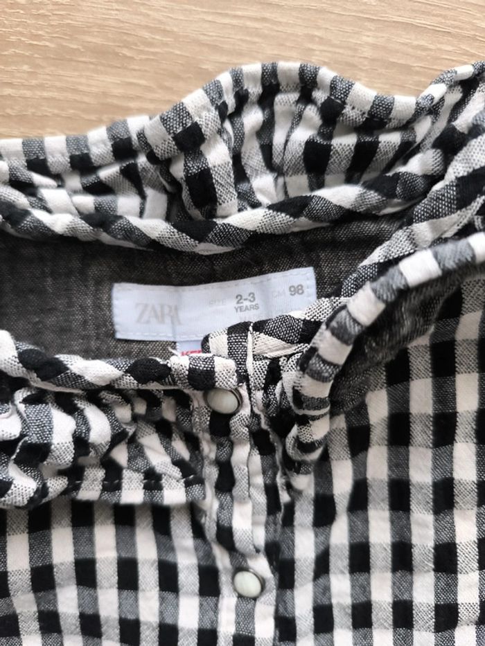 Robe à carreaux zara 2-3 ans - photo numéro 3