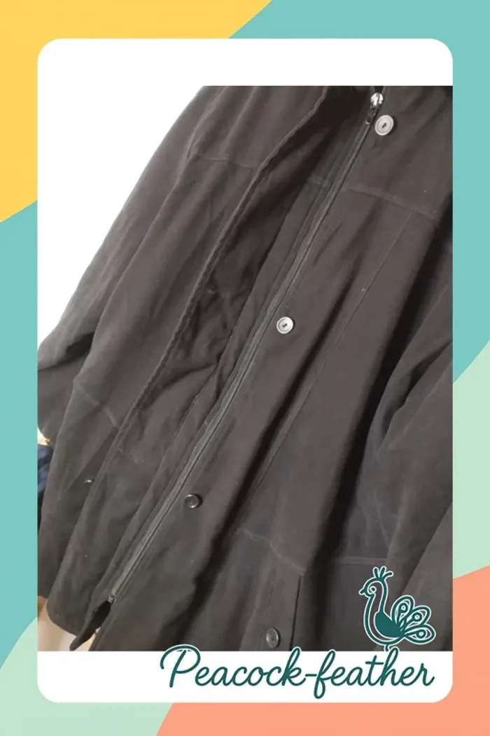 Manteau noir femme xxxl - photo numéro 7