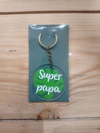 Porte-clé super papa