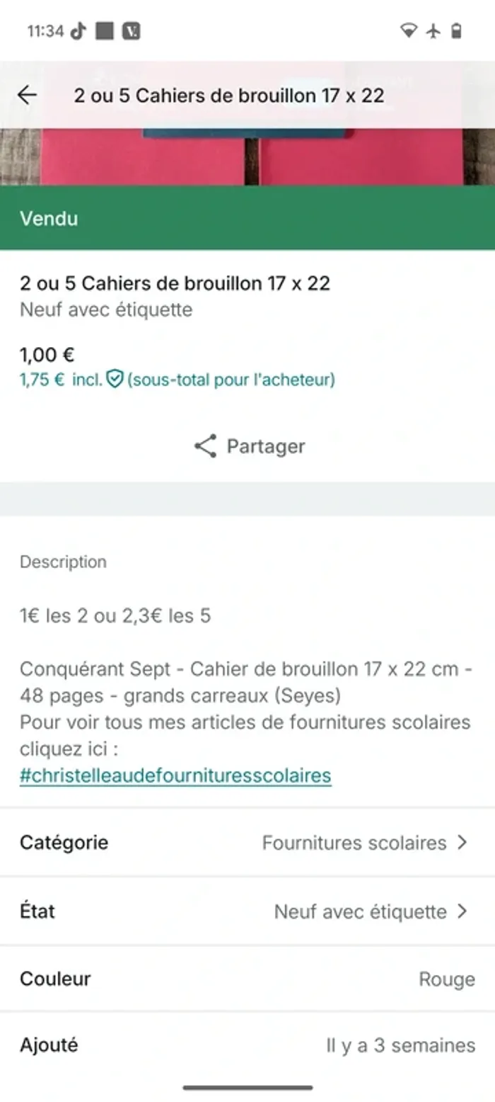 2 ou 3 cahiers de brouillon - photo numéro 4