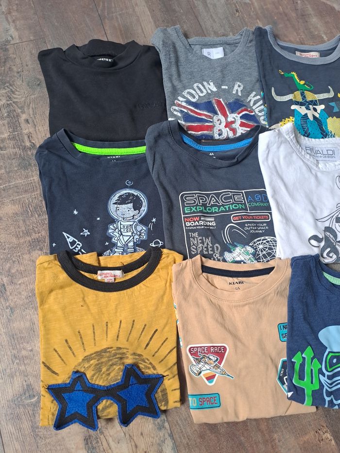 Lot t-shirt manche longue 4ans - photo numéro 2
