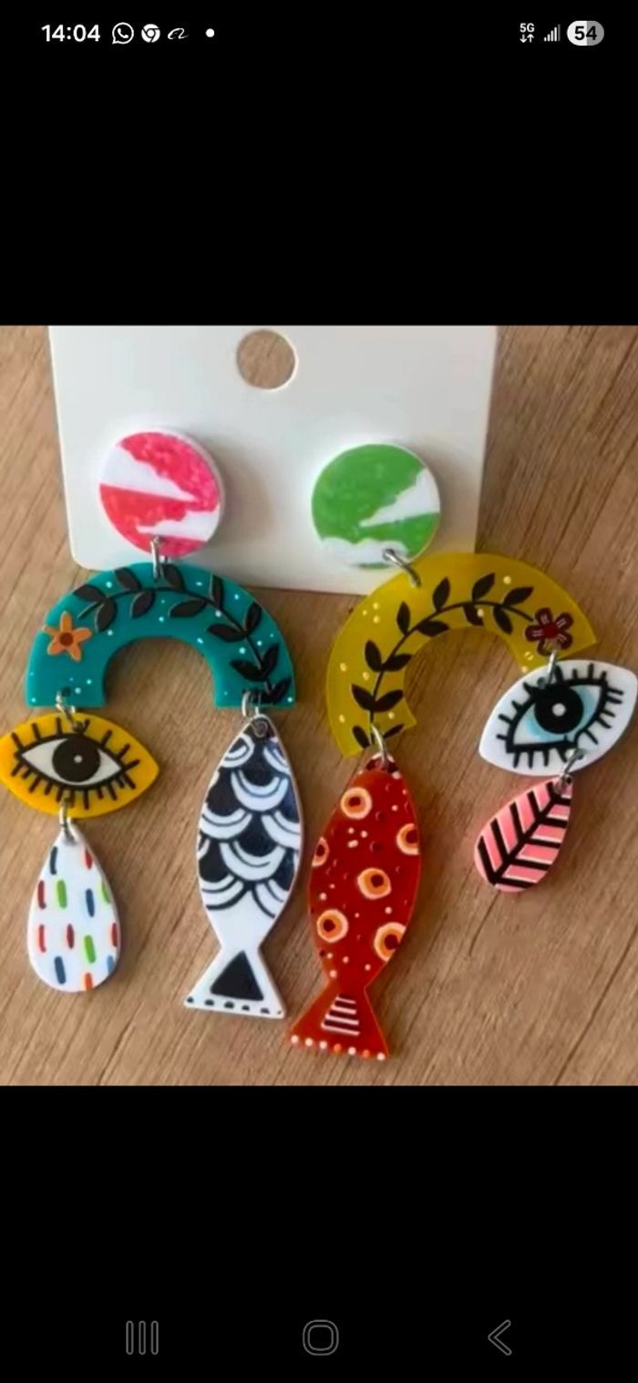 Clips ART Asymetriques oeil - photo numéro 1