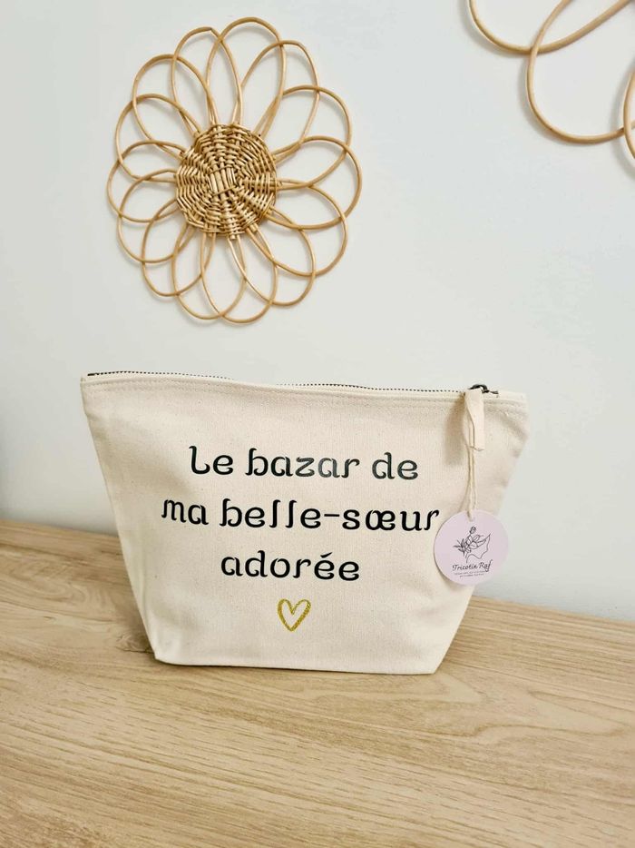 Pochette en coton personnalisée