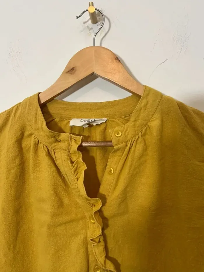 Blouse ba&sh jaune - photo numéro 3