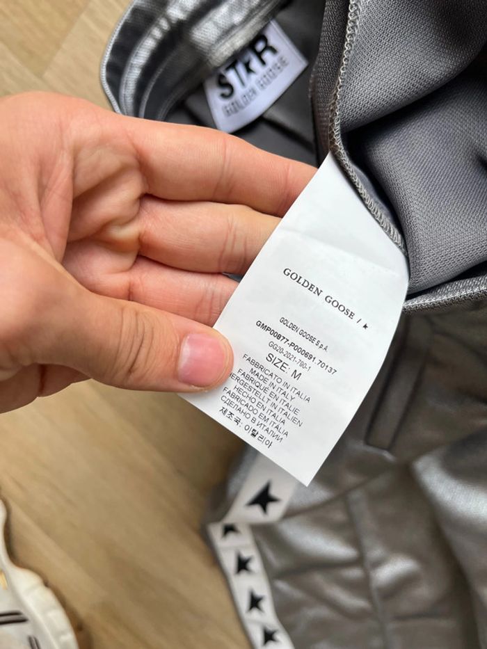 Pantalon Golden Goose Gris M - photo numéro 5