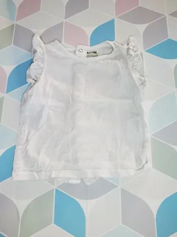 D3925 - tee-shirt fille 6 mois