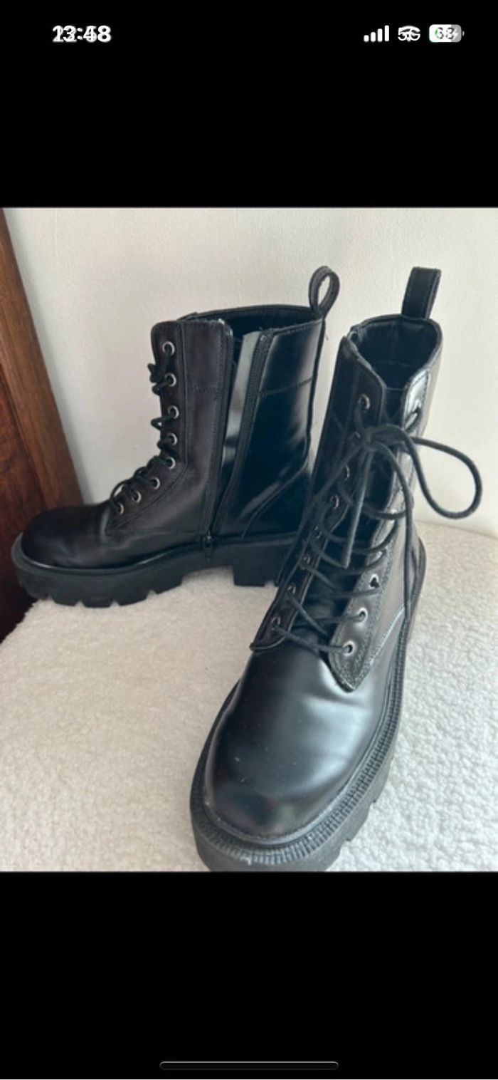 Plate-forme boots Mango - photo numéro 6