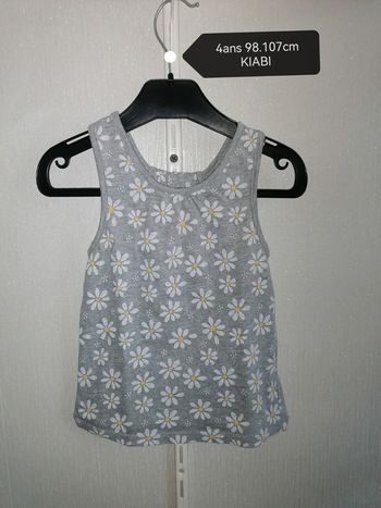 Tee-shirt marguerite 4ans Kiabi