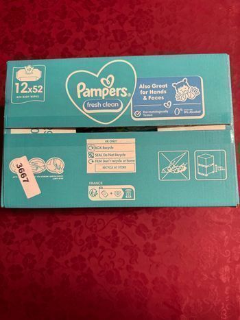 Lingettes Pampers Fresh Clean