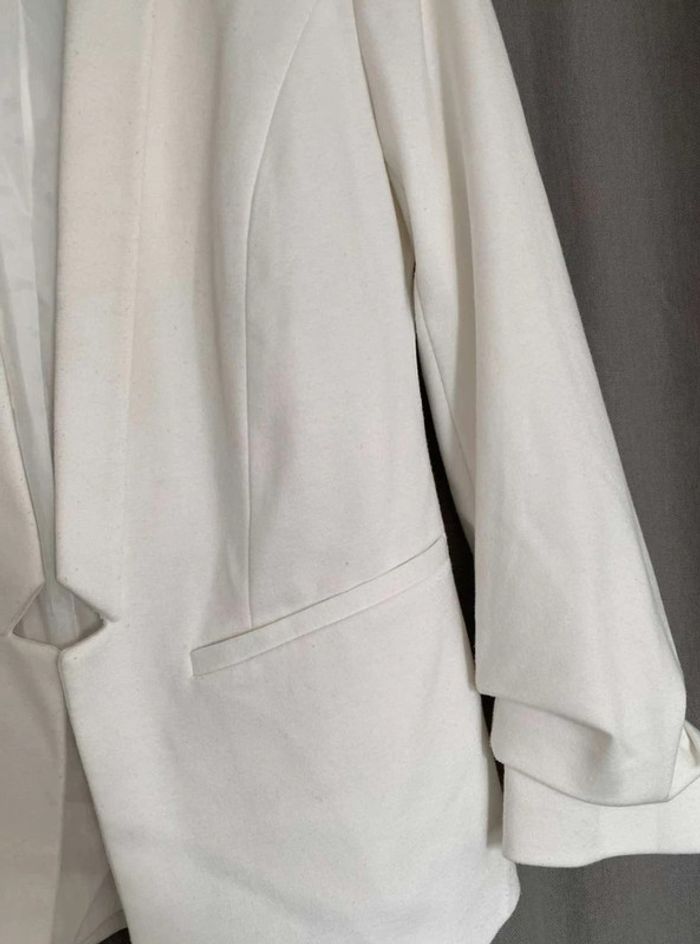 Veste blazer blanche - photo numéro 5