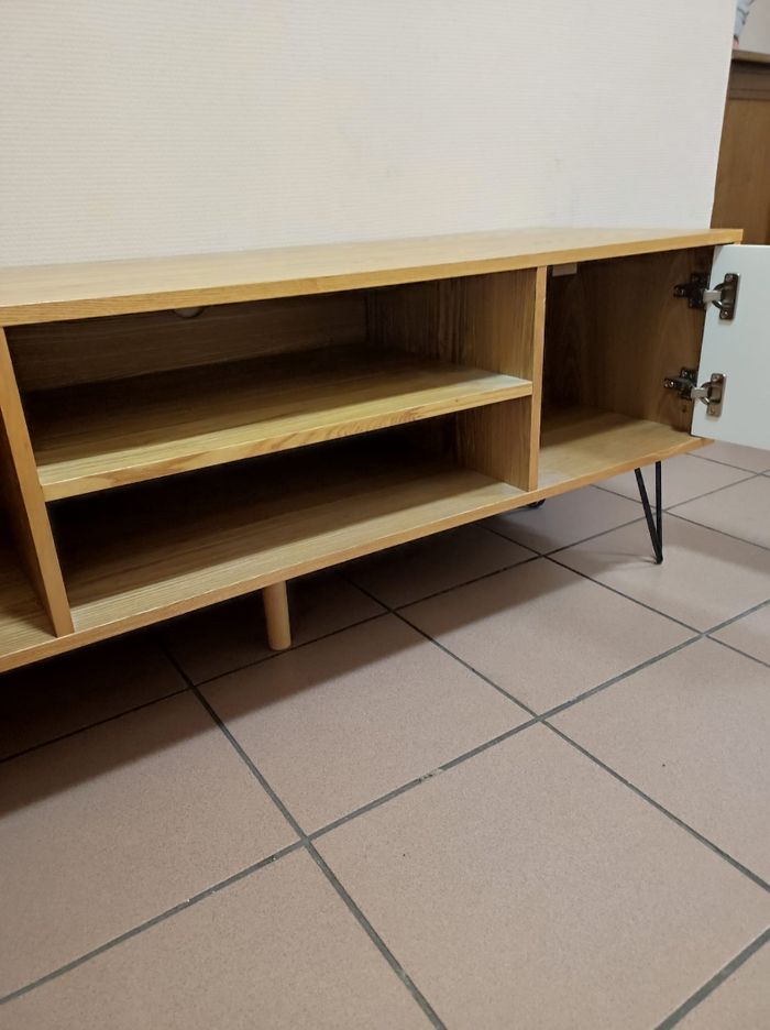 Meuble télé le twist coloré / bois - photo numéro 5