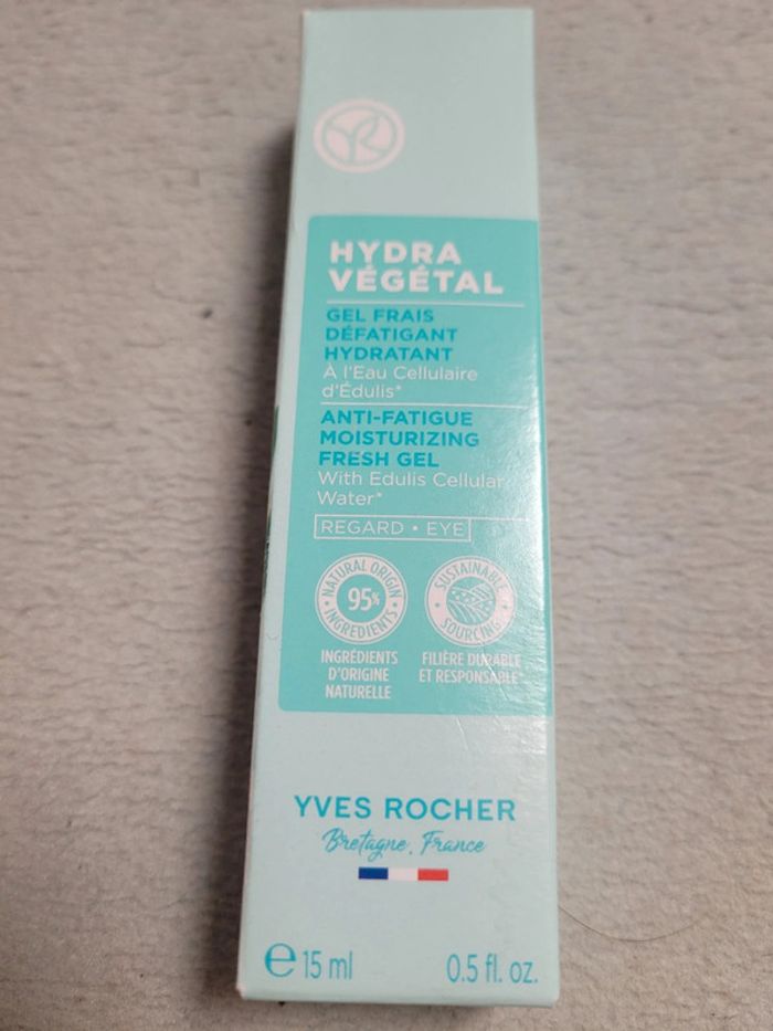 Gel frais défatigant hydratant