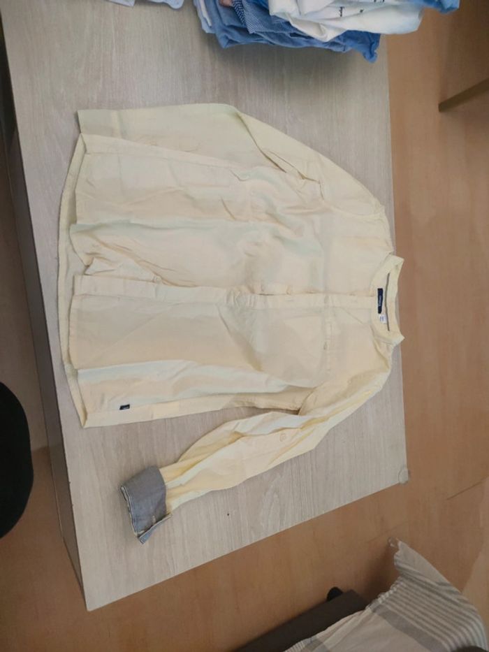 Chemise jaune pale Okaïdi 10 ans