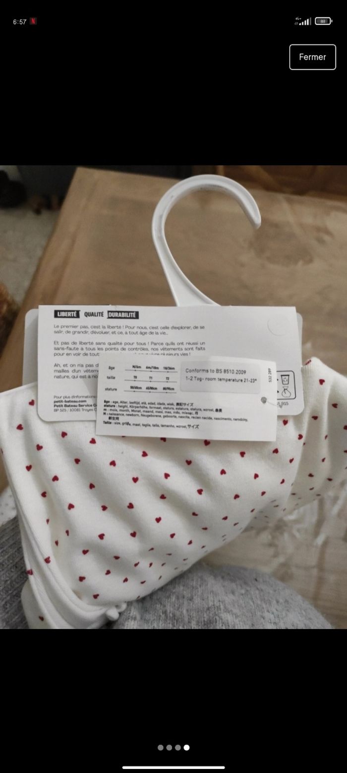 Gigoteuse petit bateau - photo numéro 4