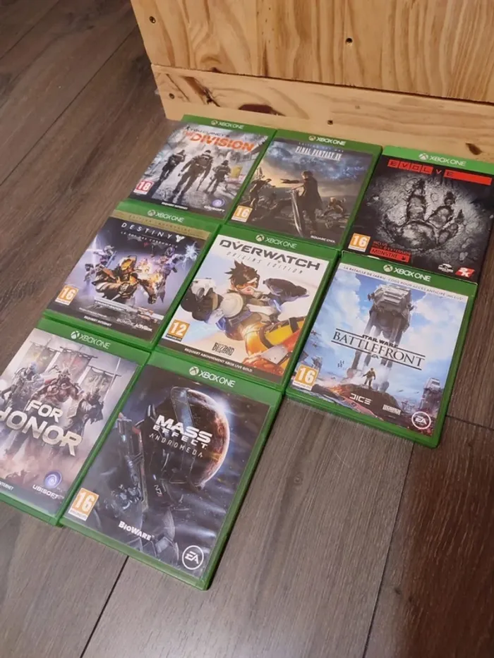 Lot de 8 jeux Xbox division final fantasy star wars battlefront overwatch - photo numéro 2