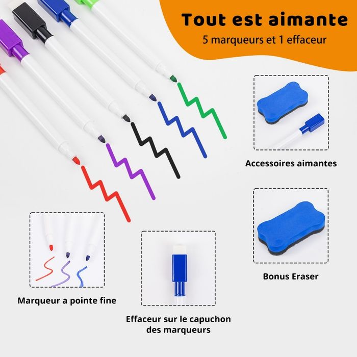 Lot de calendrier magnétique et accessoires - photo numéro 3
