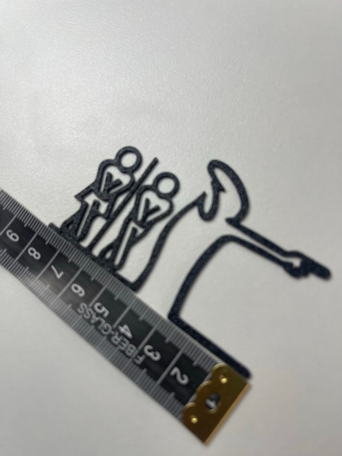 Déco Interrupteur La Ligne toilettes - photo numéro 3