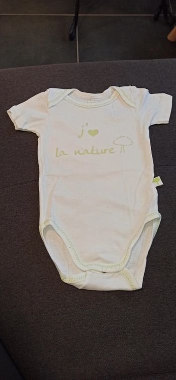 Body mixte bébé 12 mois