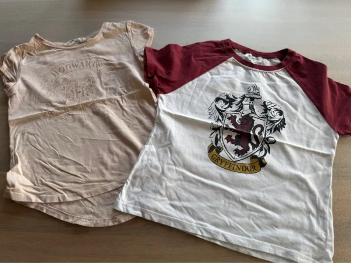 Lot de 2 tee shirts Harry Potter 10 ans