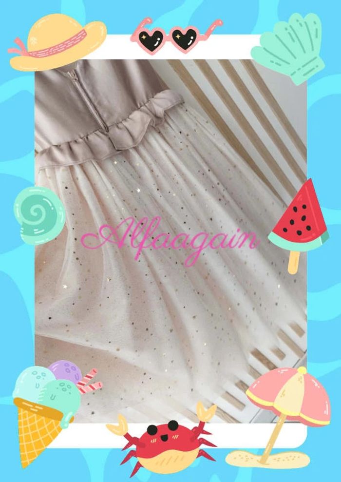 Sublime robe de soirée /cérémonie tao dream 7/8ans - photo numéro 9