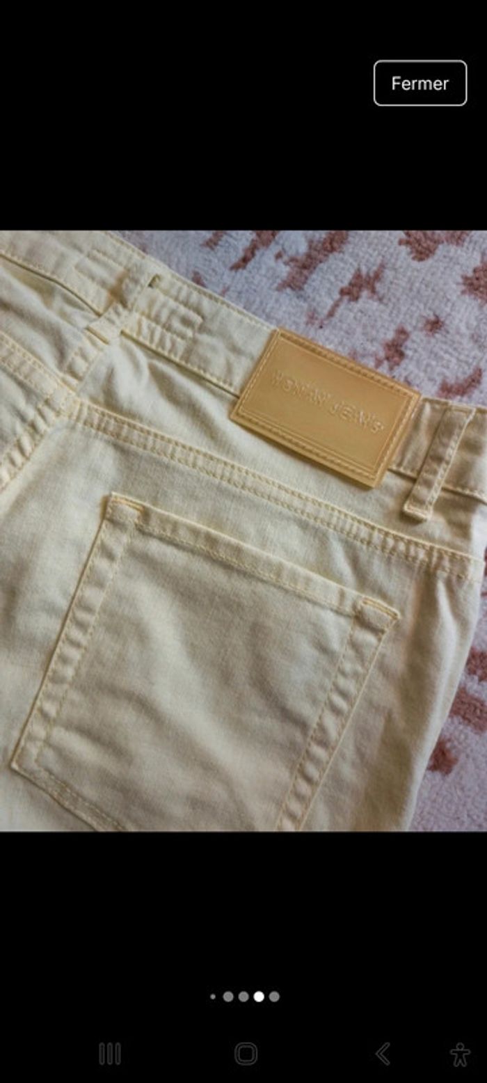 Jean pastel Zara femme taille 40 - photo numéro 5