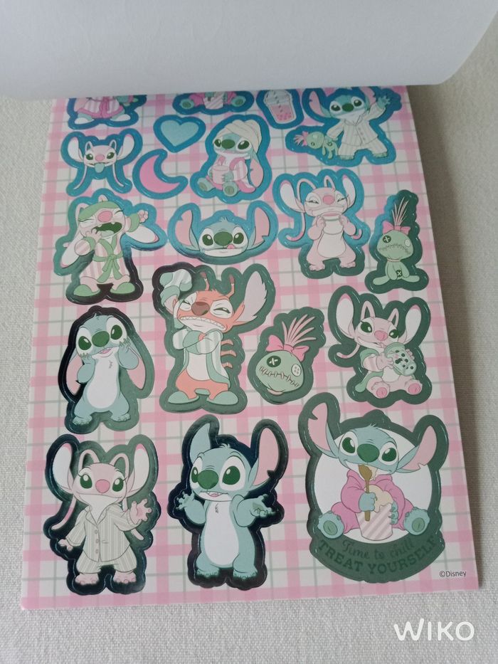 6 fiches stickers Stitch - photo numéro 4