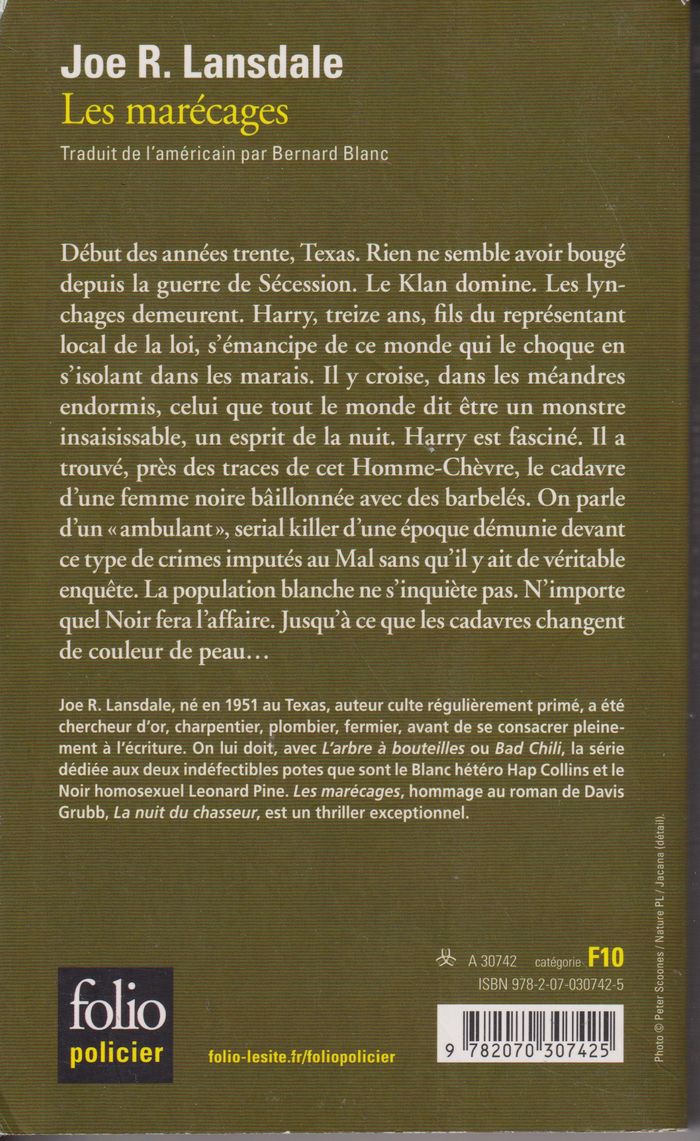 Joe R. Lansdale - Les Marécages - photo numéro 2