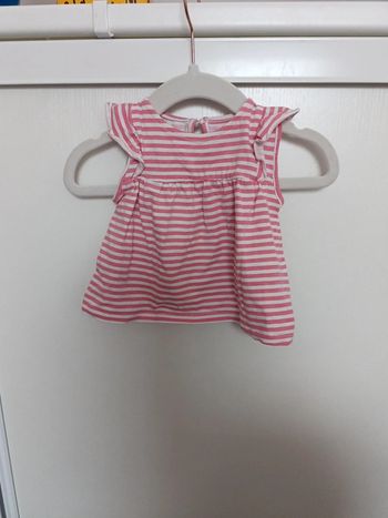 Robe rayée 3 mois