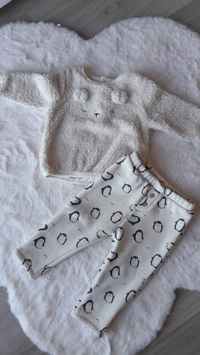 Ensemble pilou pilou kiabibfille 12mois