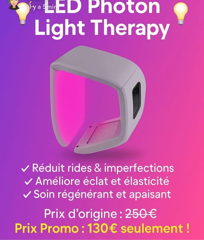 Led soins visage