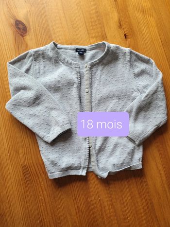 Gilet kiabi 18 mois