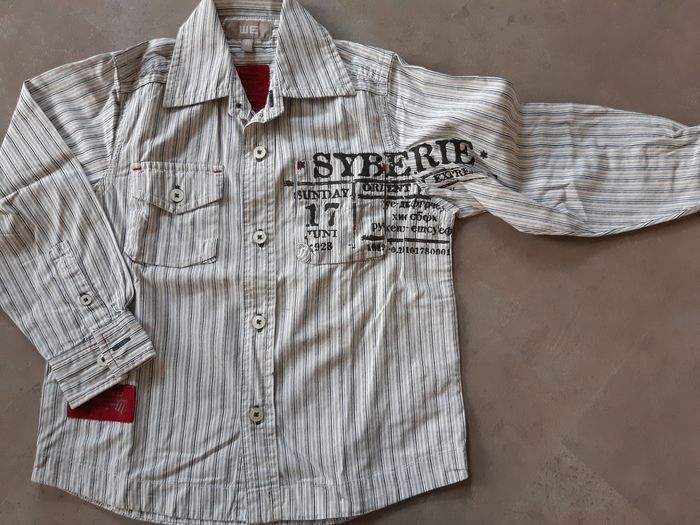 Chemise manches longues