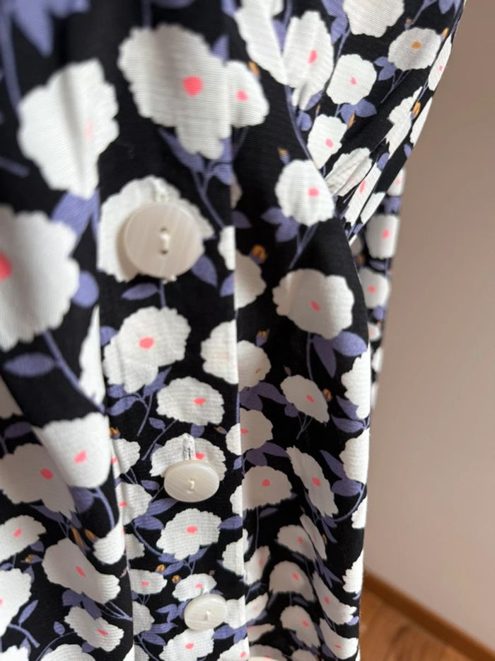 Superbe blouse neuve fleurie fluide en viscose Camaïeu 🌸 42 XL - photo numéro 4