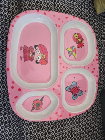 Assiette à compartiment 